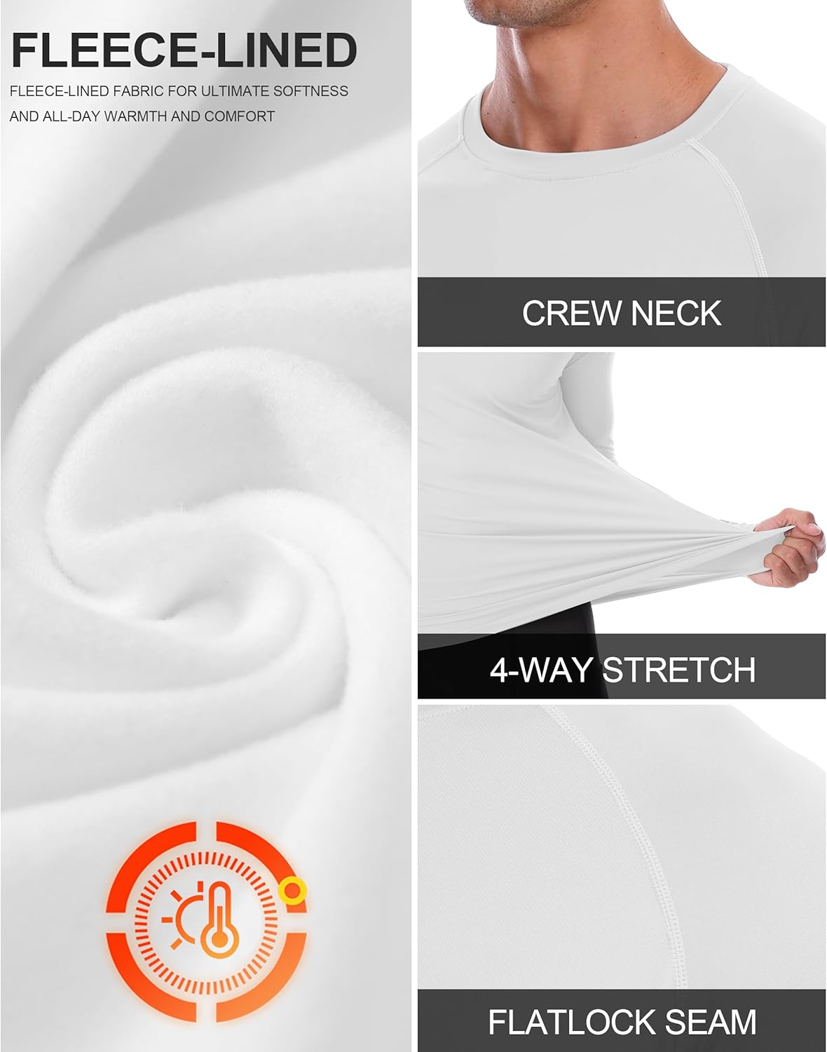 Men's Pack OF 2 Thermal Long Sleeves Shirt Perfect Winter Wear